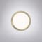 Dweled Geos 10in LED Round Low-Profile Flush Mount 3000K in Brass FM-46 - alternate 2